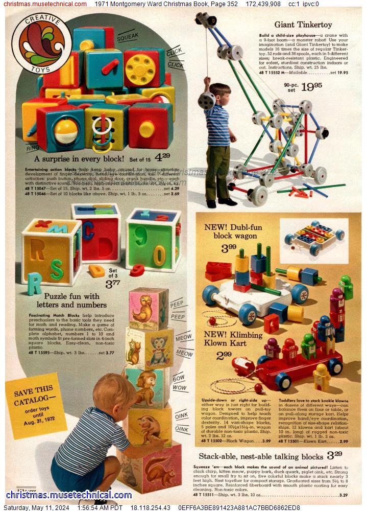 1971 Montgomery Ward Christmas Book, Page 352