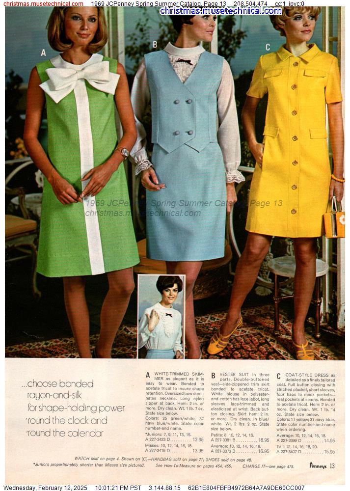 1969 JCPenney Spring Summer Catalog, Page 13