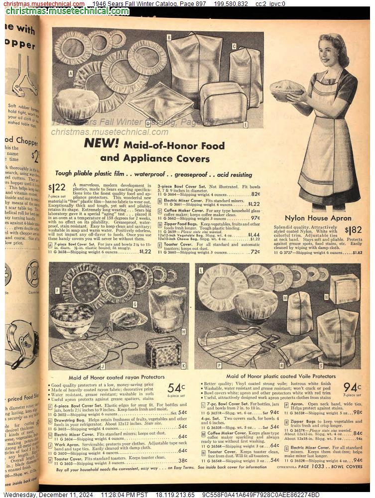 1946 Sears Fall Winter Catalog, Page 897