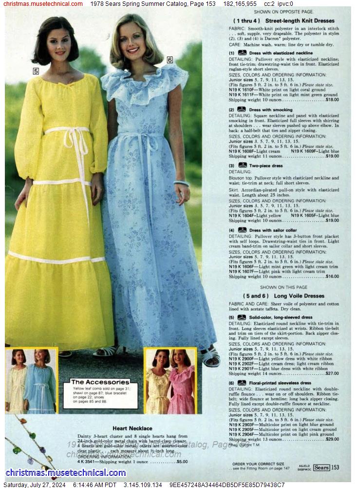 1978 Sears Spring Summer Catalog, Page 153