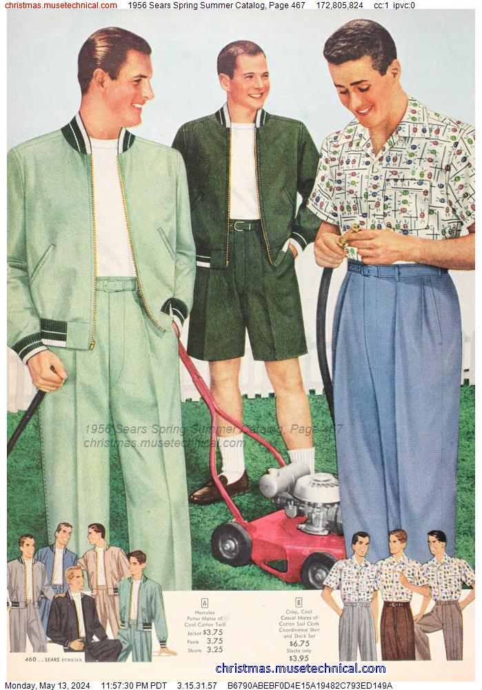 1956 Sears Spring Summer Catalog, Page 467