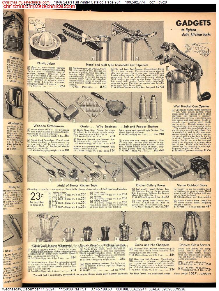 1946 Sears Fall Winter Catalog, Page 901