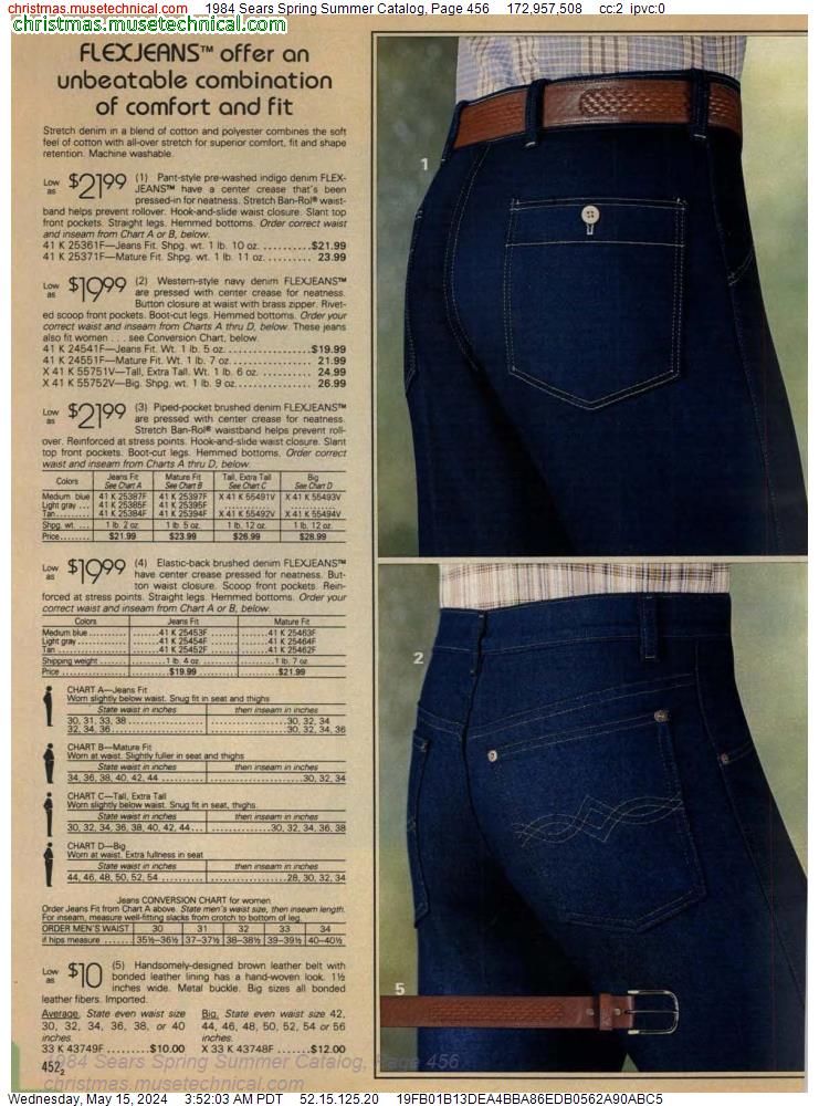 1984 Sears Spring Summer Catalog, Page 456