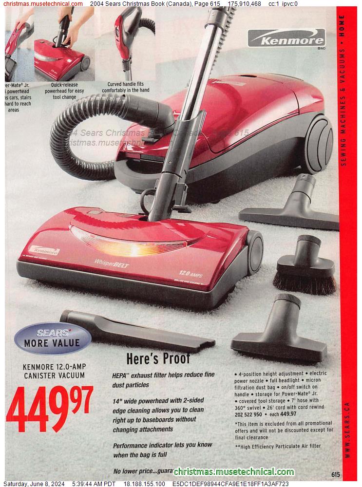 2004 Sears Christmas Book (Canada), Page 615