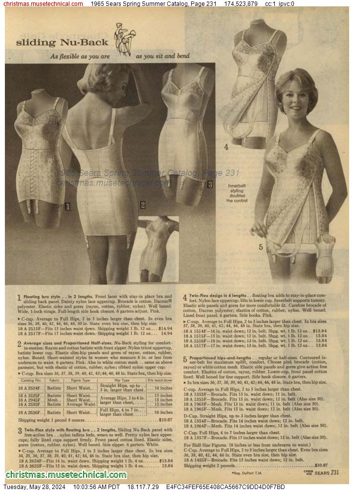 1965 Sears Spring Summer Catalog, Page 231