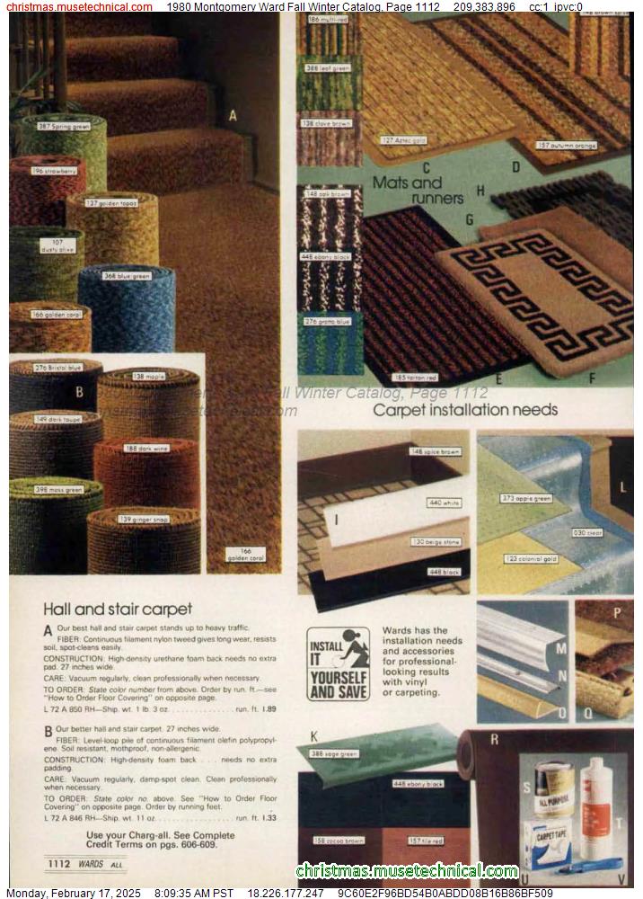 1980 Montgomery Ward Fall Winter Catalog, Page 1112