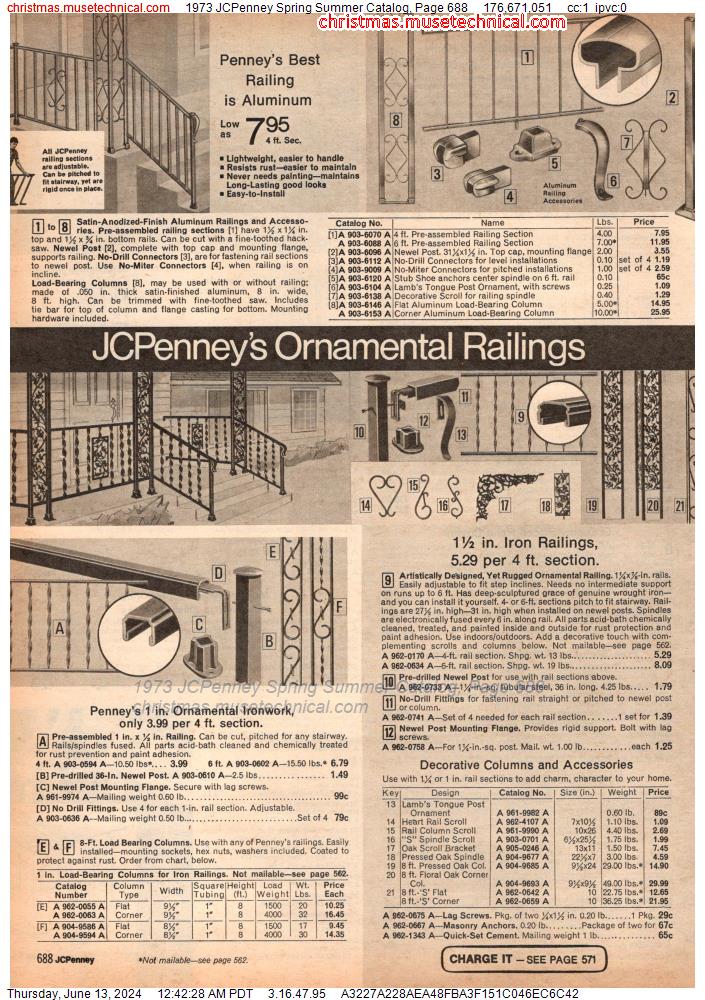 1973 JCPenney Spring Summer Catalog, Page 688