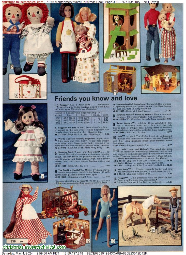 1976 Montgomery Ward Christmas Book, Page 338