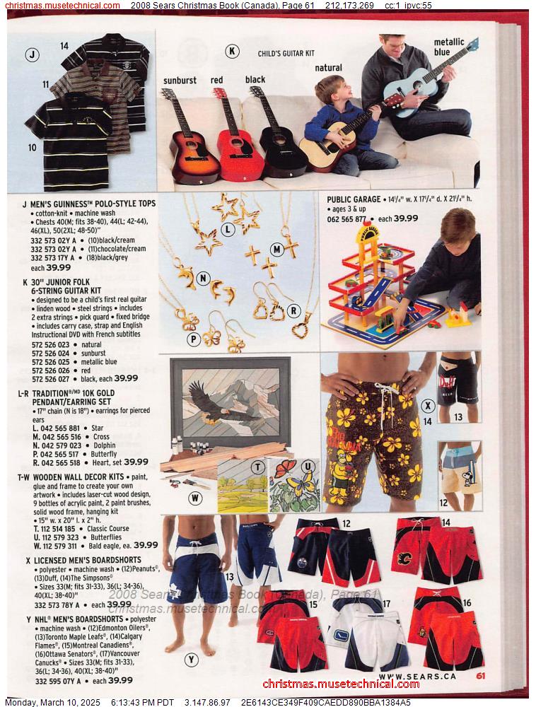 2008 Sears Christmas Book (Canada), Page 61