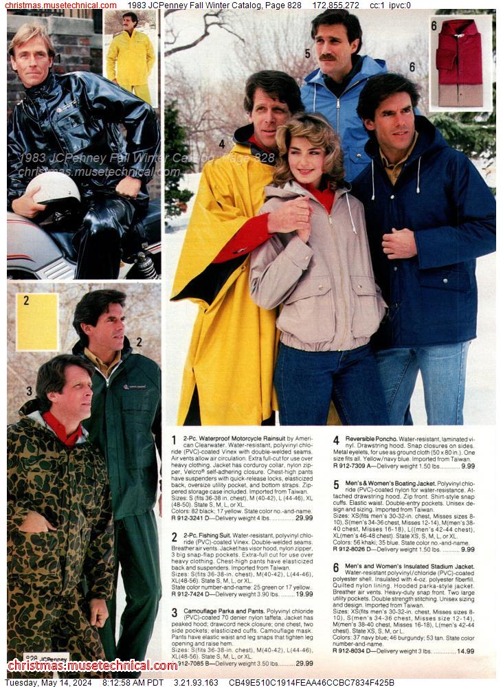 1983 JCPenney Fall Winter Catalog, Page 828