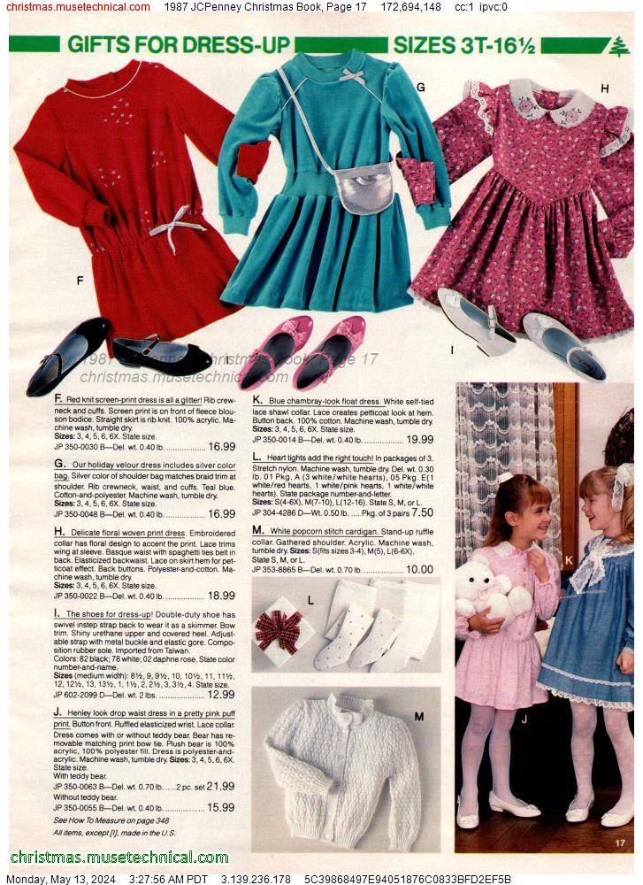 1987 JCPenney Christmas Book, Page 17