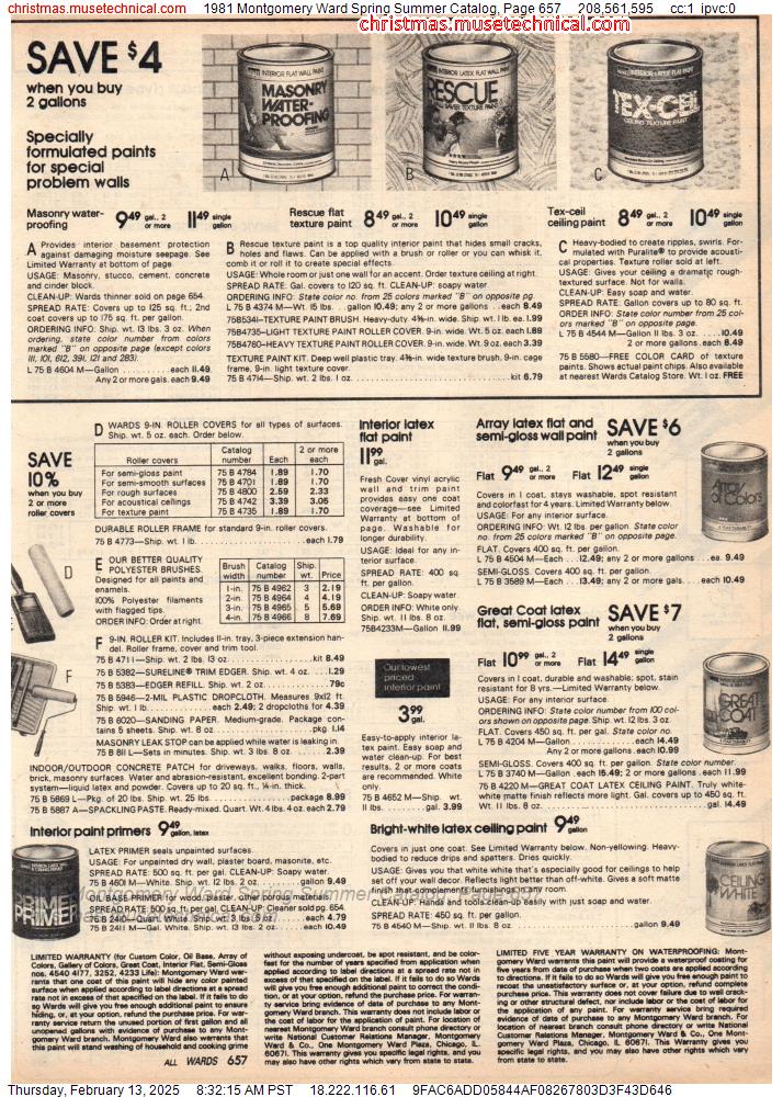 1981 Montgomery Ward Spring Summer Catalog, Page 657