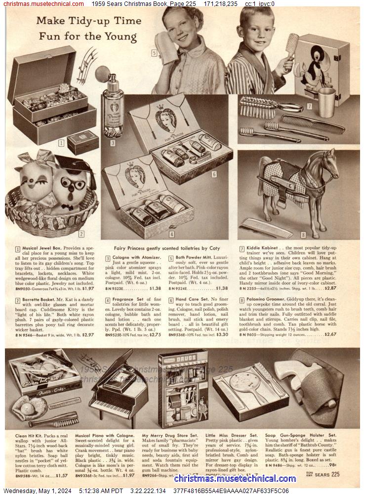 1959 Sears Christmas Book, Page 225