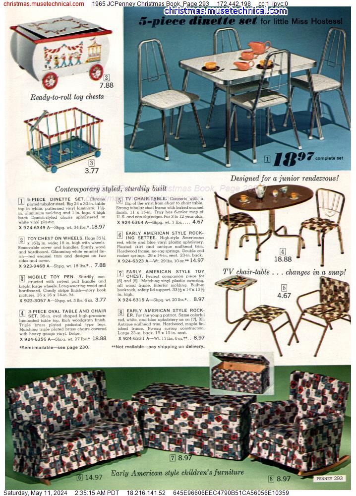 1965 JCPenney Christmas Book, Page 293