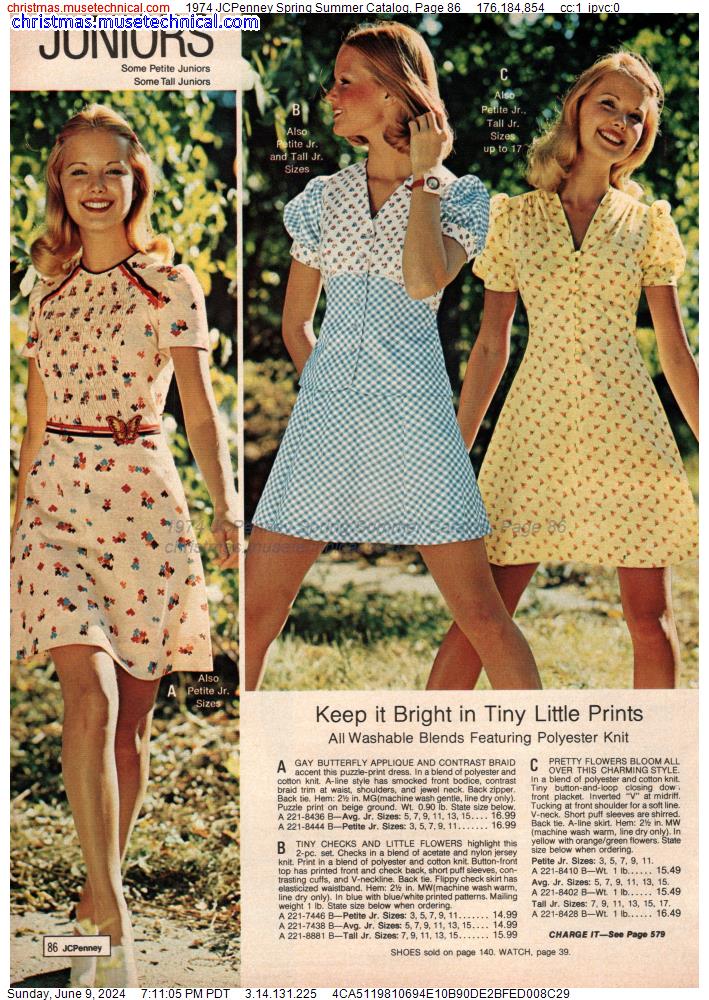 1974 JCPenney Spring Summer Catalog, Page 86