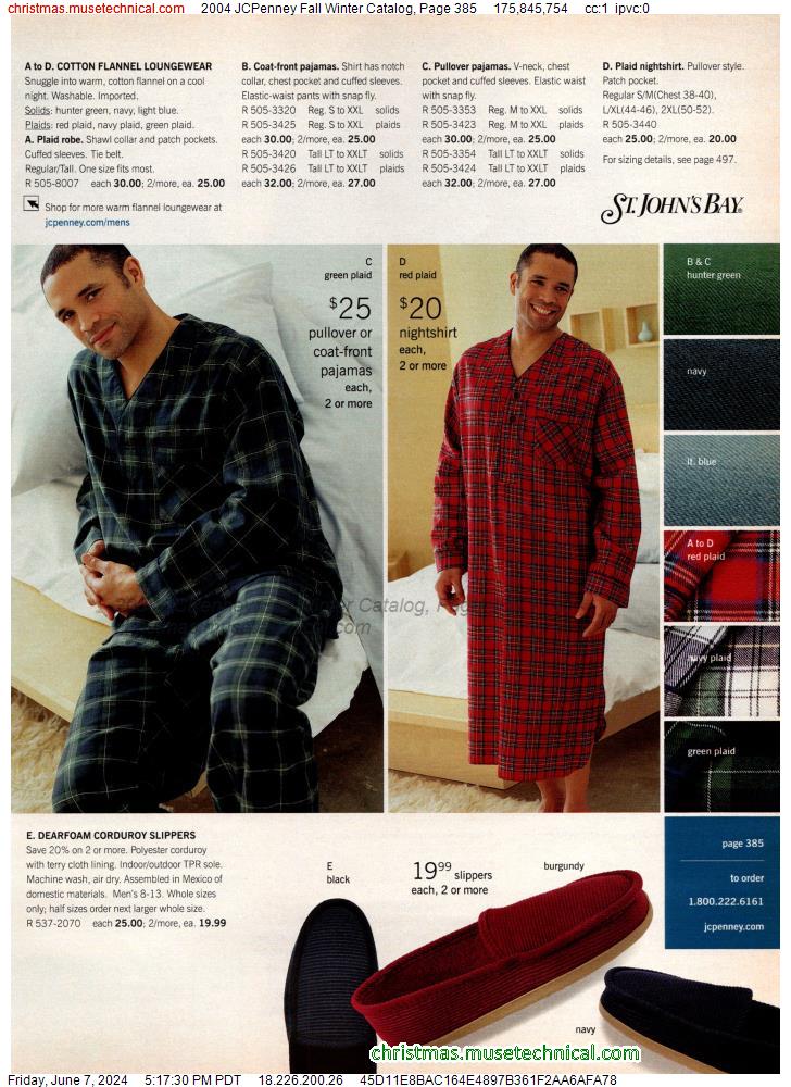 2004 JCPenney Fall Winter Catalog, Page 385