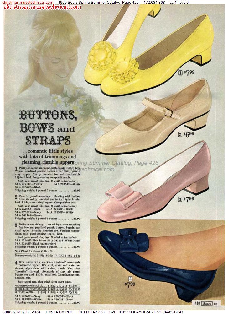 1969 Sears Spring Summer Catalog, Page 426