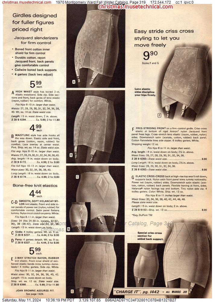 1970 Montgomery Ward Fall Winter Catalog, Page 319