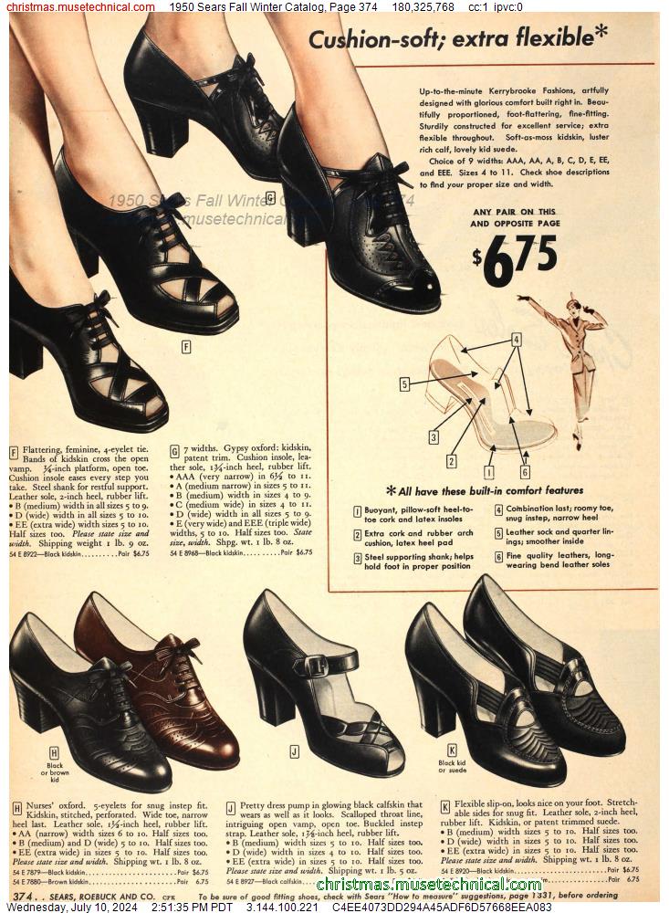 1950 Sears Fall Winter Catalog, Page 374