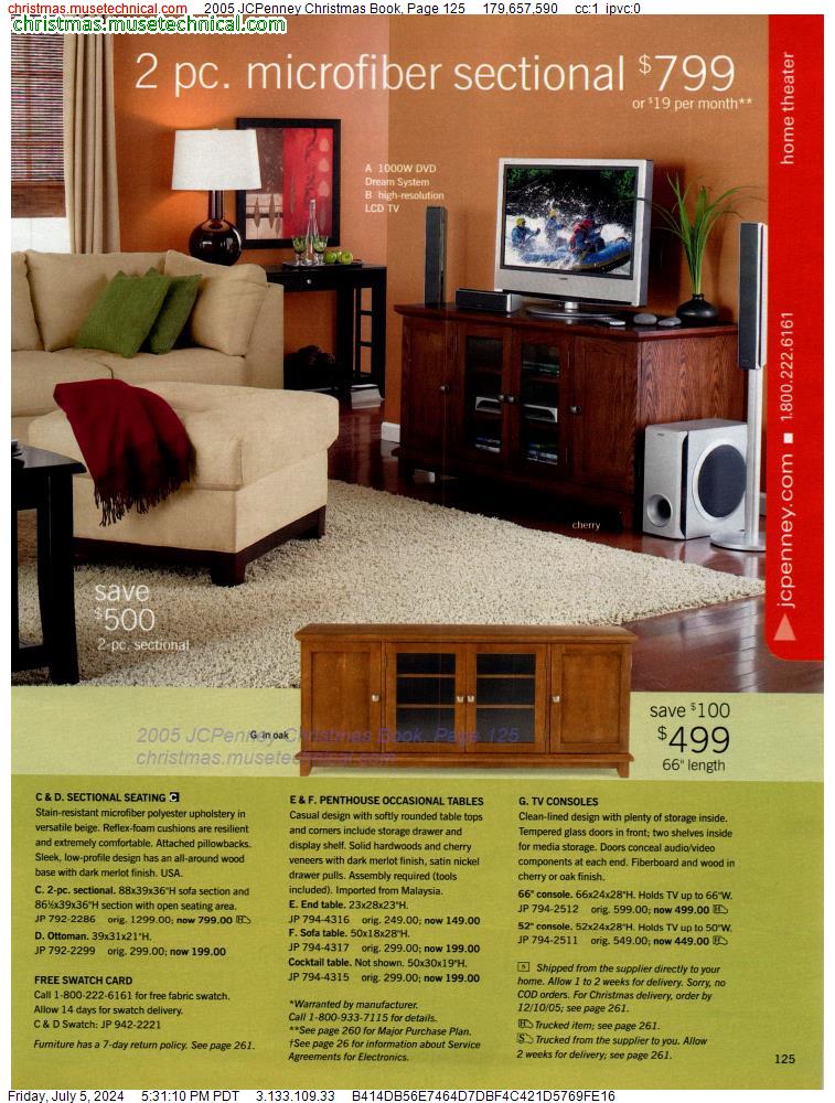 2005 JCPenney Christmas Book, Page 125