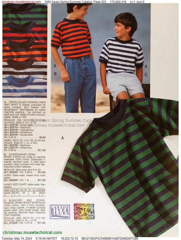 1992 Sears Spring Summer Catalog, Page 323