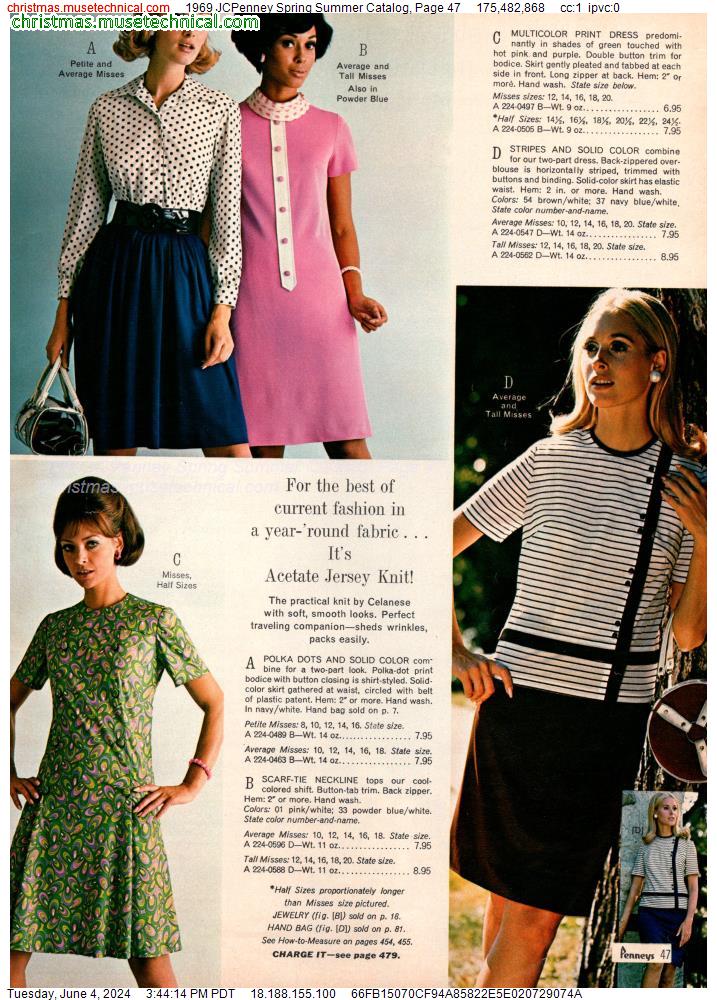 1969 JCPenney Spring Summer Catalog, Page 47