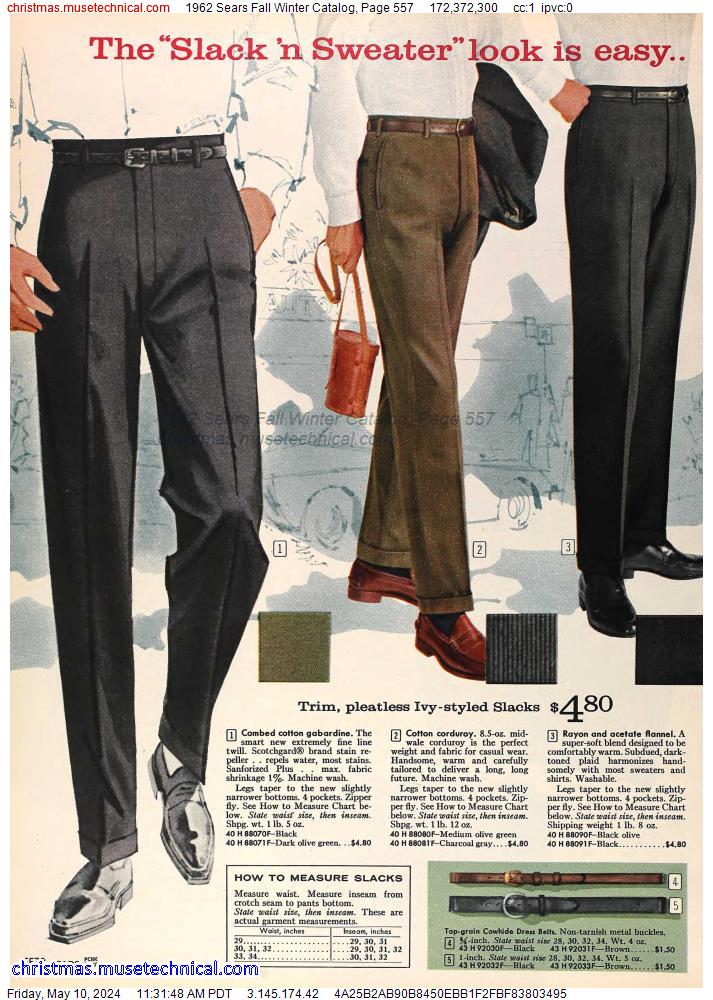 1962 Sears Fall Winter Catalog, Page 557
