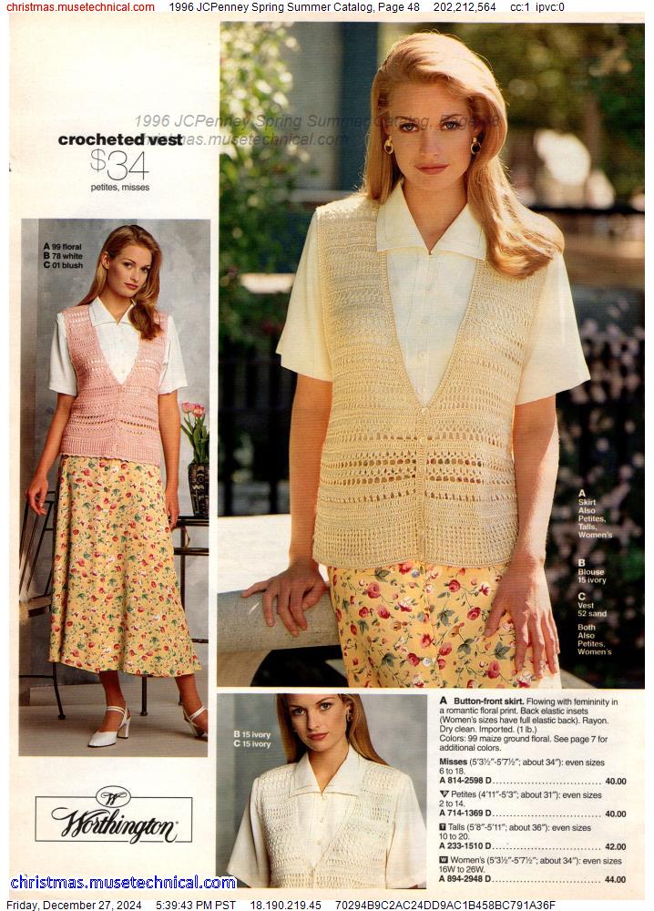 1996 JCPenney Spring Summer Catalog, Page 48