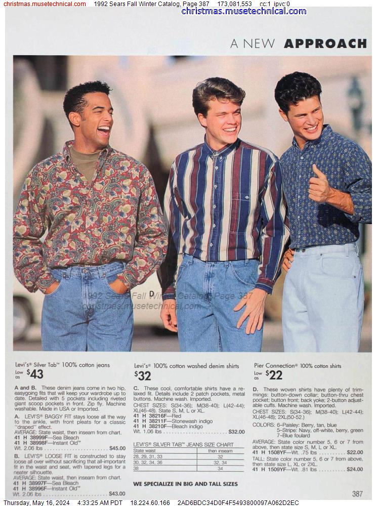 1992 Sears Fall Winter Catalog, Page 387