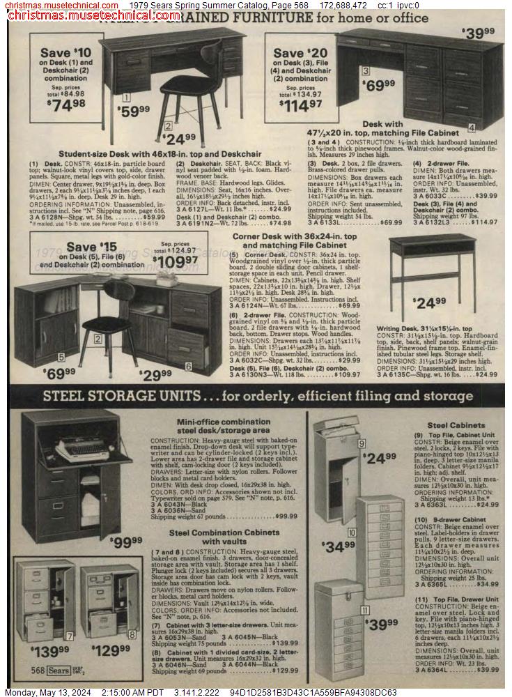1979 Sears Spring Summer Catalog, Page 568