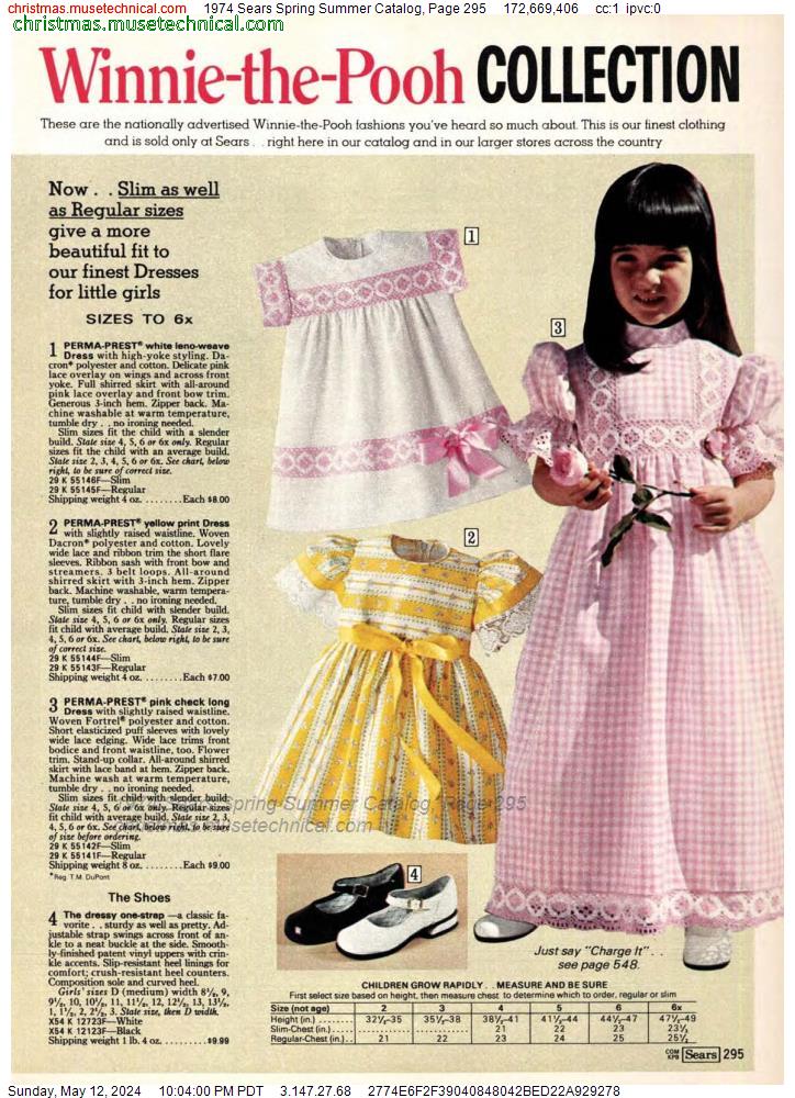 1974 Sears Spring Summer Catalog, Page 295