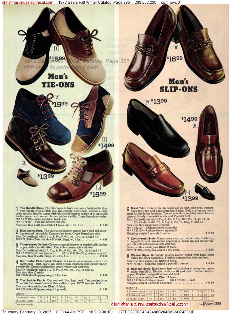 1973 Sears Fall Winter Catalog, Page 385