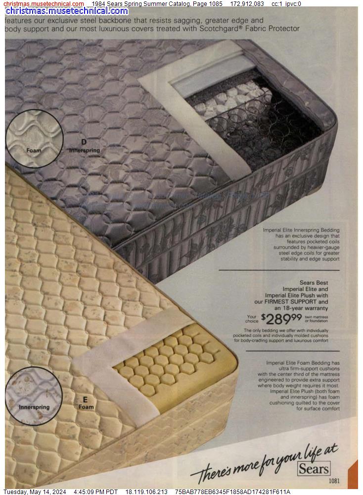 1984 Sears Spring Summer Catalog, Page 1085