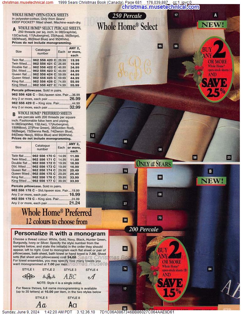 1999 Sears Christmas Book (Canada), Page 681