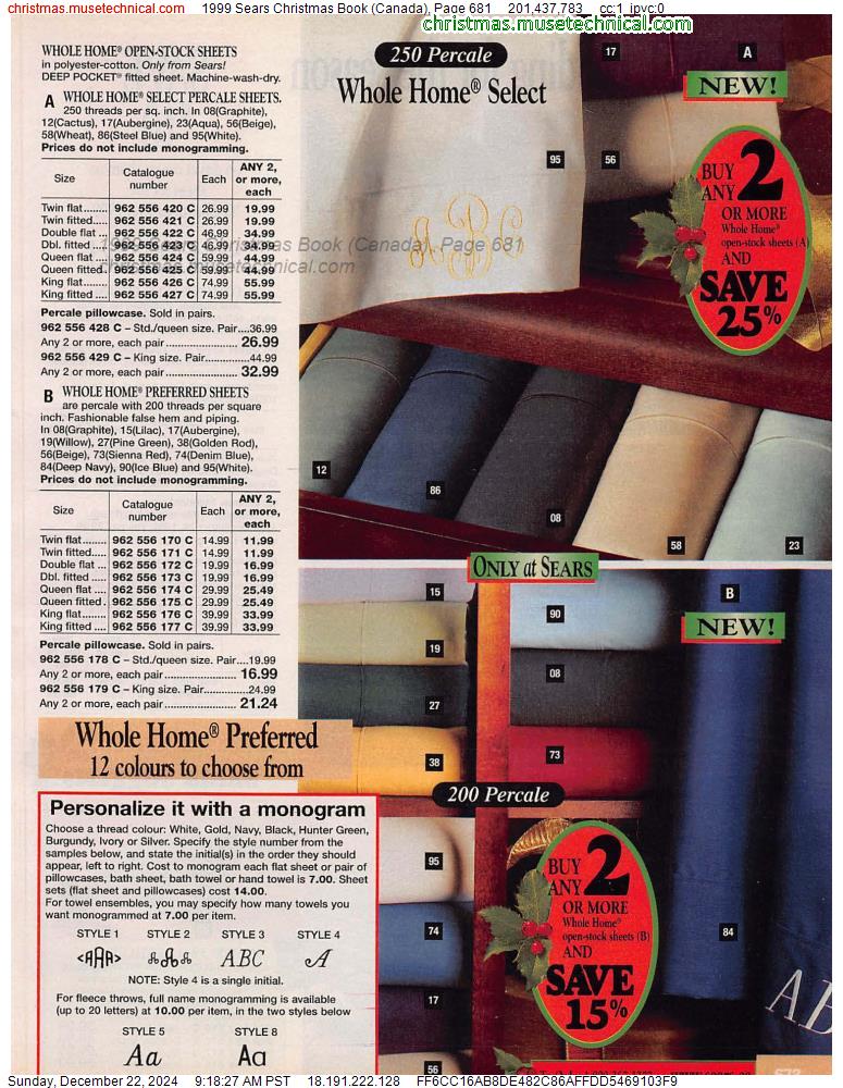 1999 Sears Christmas Book (Canada), Page 681