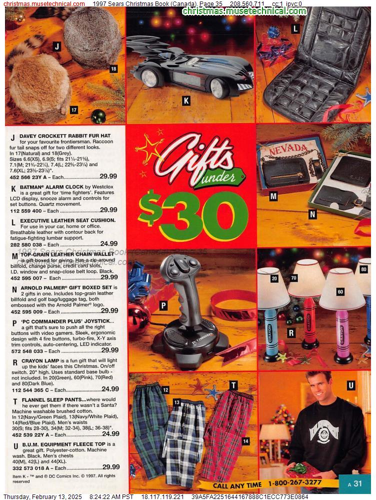 1997 Sears Christmas Book (Canada), Page 35