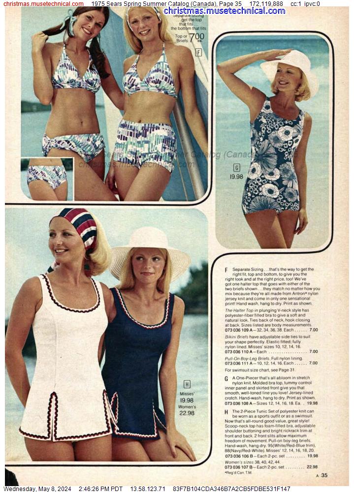 1975 Sears Spring Summer Catalog (Canada), Page 35