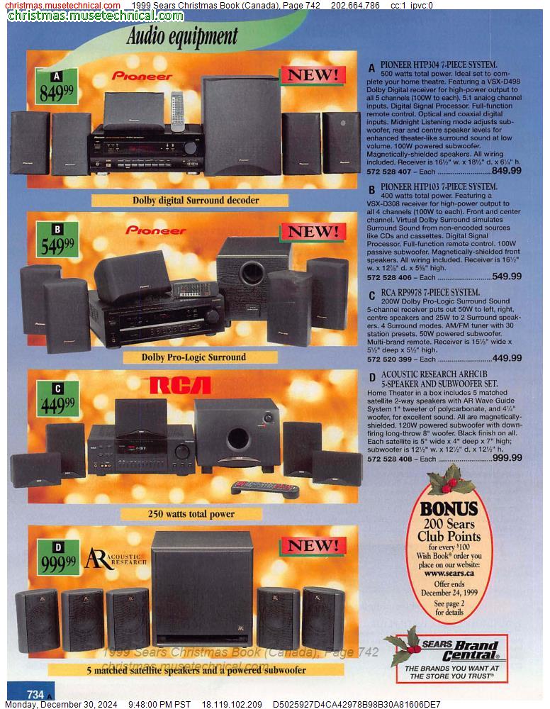 1999 Sears Christmas Book (Canada), Page 742