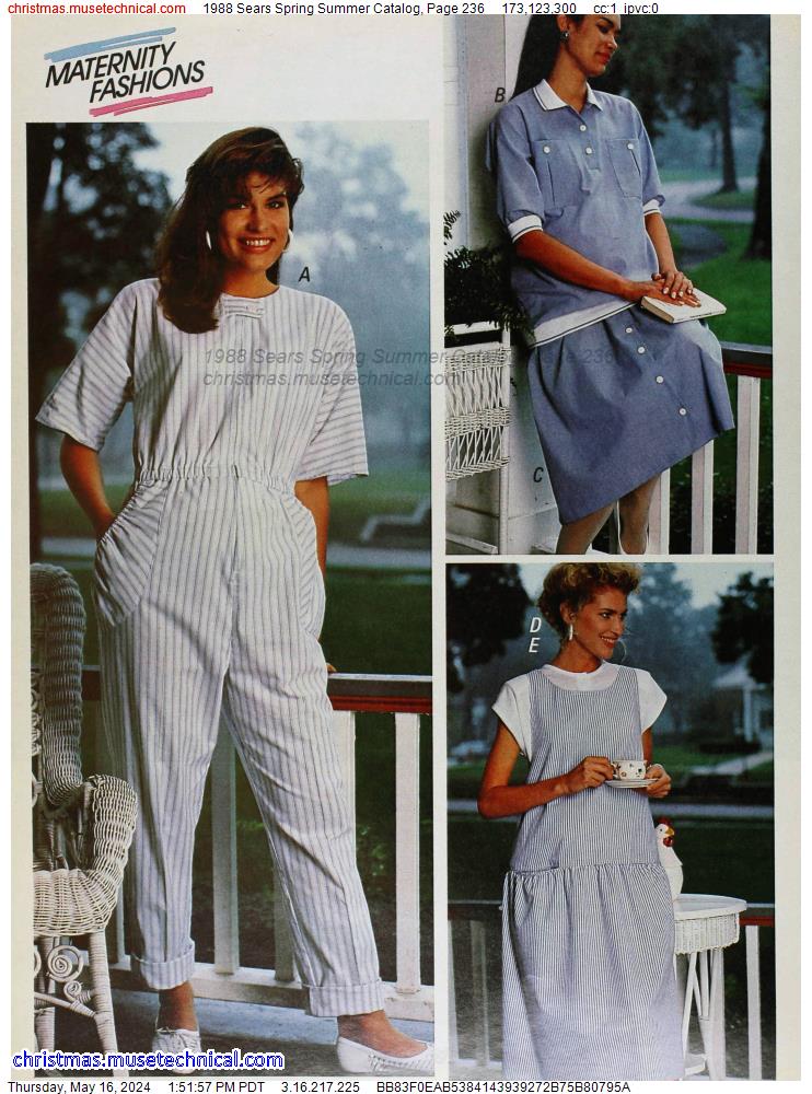 1988 Sears Spring Summer Catalog, Page 236