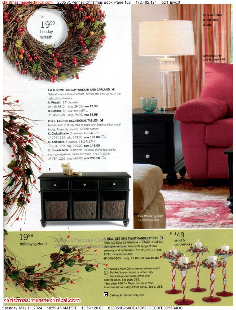 2005 JCPenney Christmas Book, Page 102