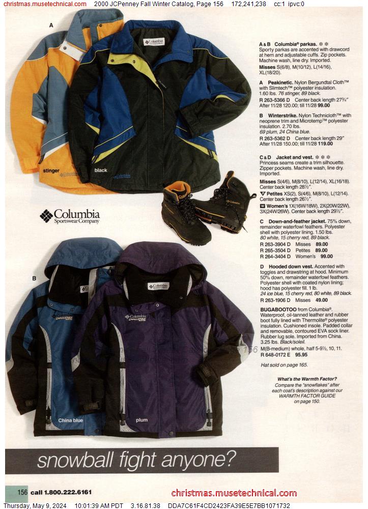 2000 JCPenney Fall Winter Catalog, Page 156