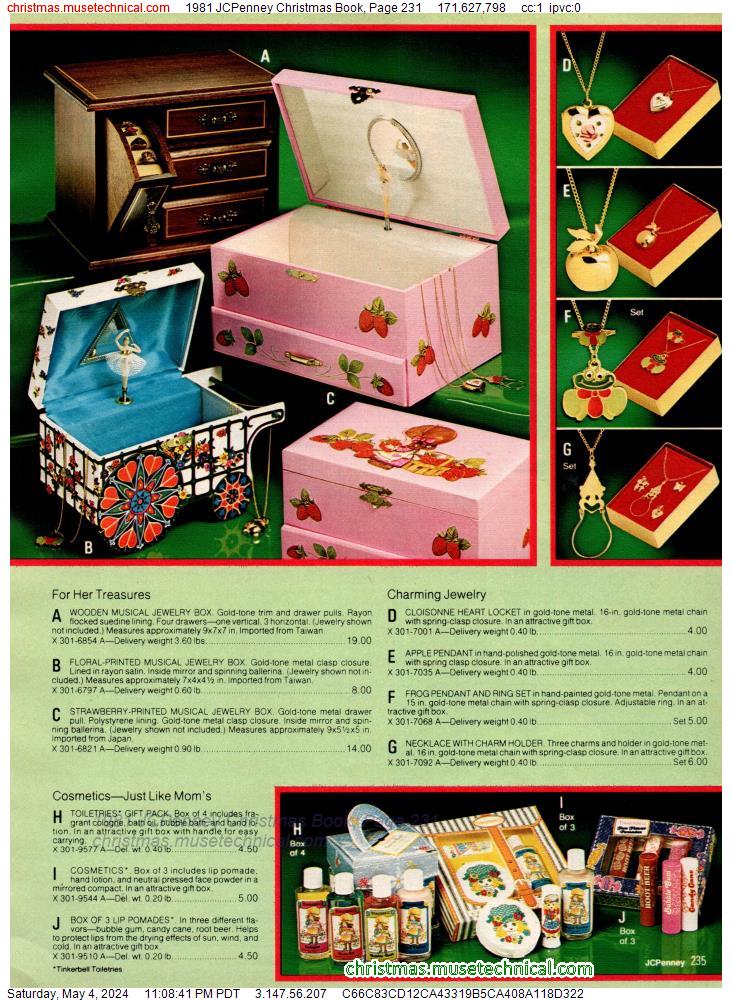 1981 JCPenney Christmas Book, Page 231
