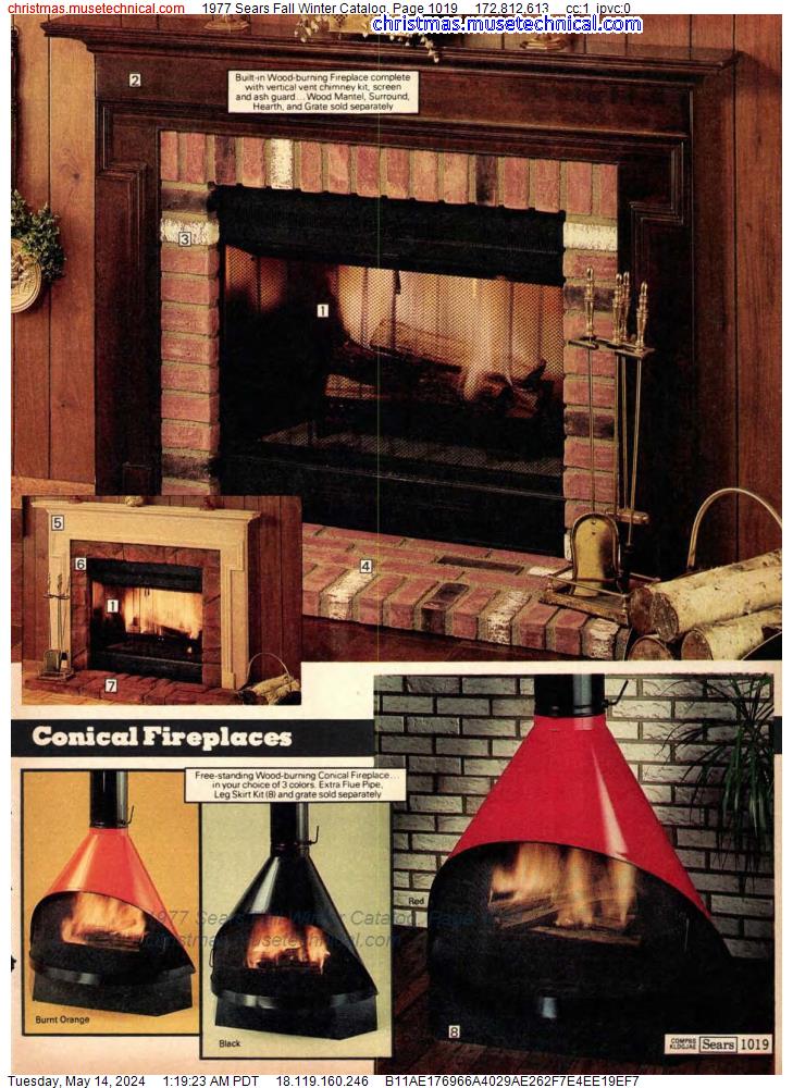 1977 Sears Fall Winter Catalog, Page 1019
