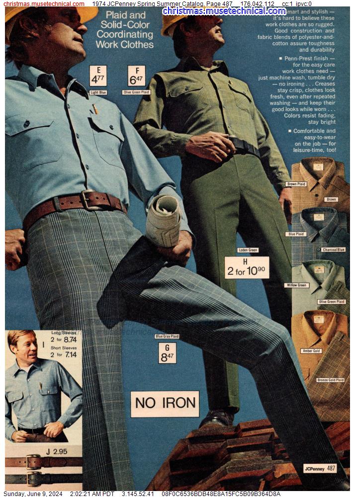 1974 JCPenney Spring Summer Catalog, Page 487