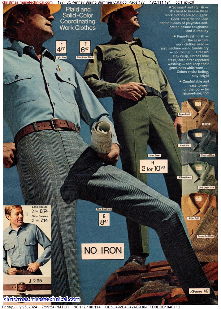 1974 JCPenney Spring Summer Catalog, Page 487