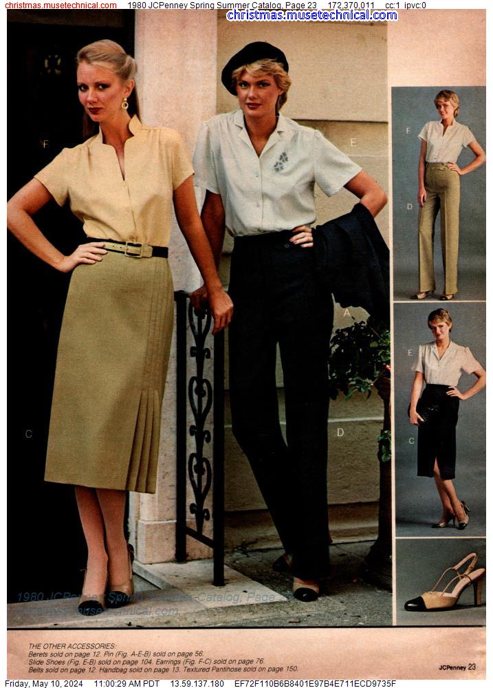 1980 JCPenney Spring Summer Catalog, Page 23