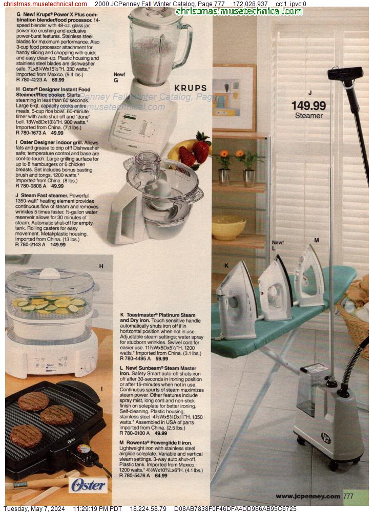 2000 JCPenney Fall Winter Catalog, Page 777