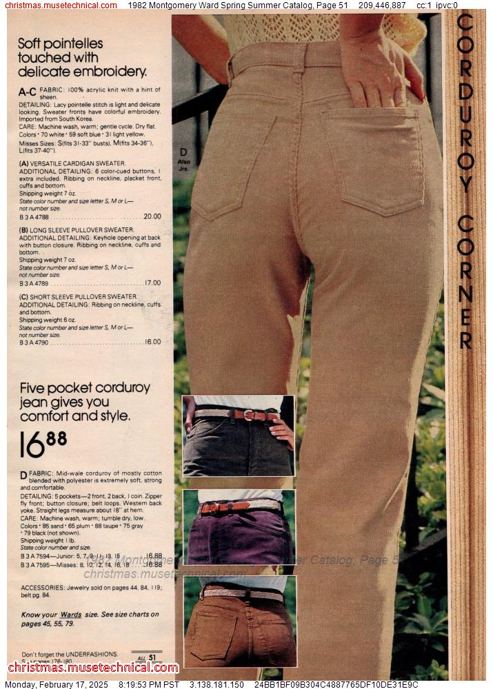 1982 Montgomery Ward Spring Summer Catalog, Page 51