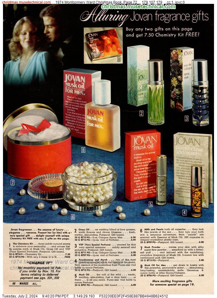 1974 Montgomery Ward Christmas Book, Page 72