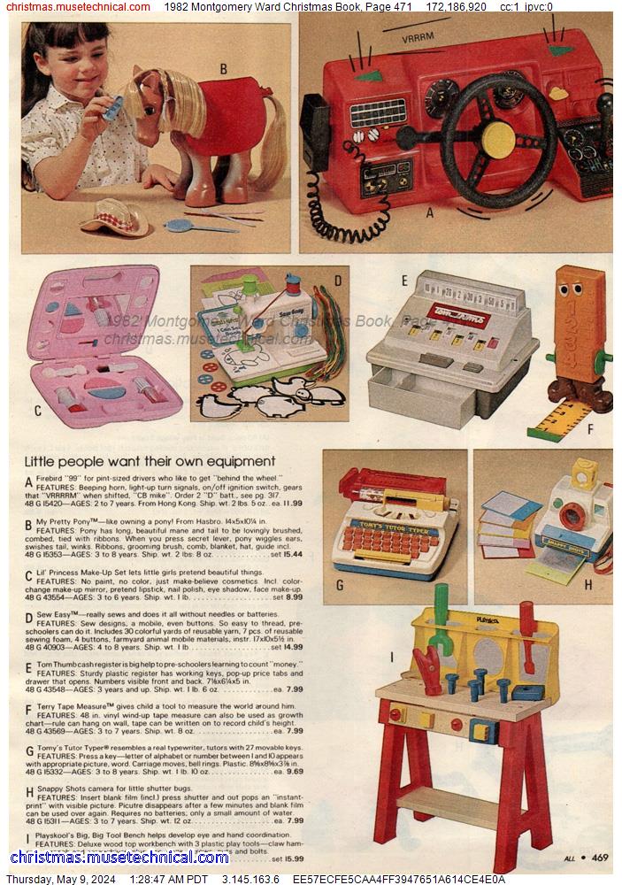 1982 Montgomery Ward Christmas Book, Page 471
